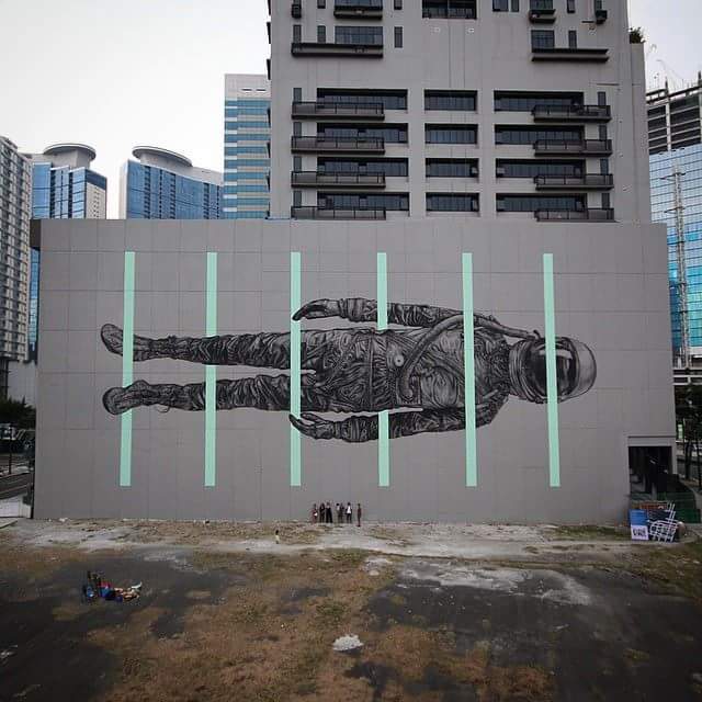StreetArt_world's tweet photo. #streetart #Urban by Circle in Manila #philippines http://t.co/BPdI8F7NcN