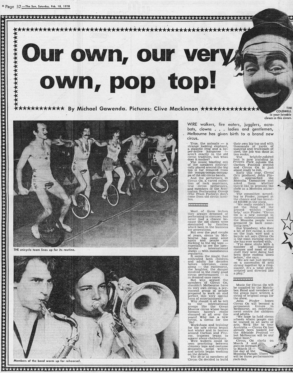 captainmatchbox's tweet photo. #matchbox #newcircus and #apg join forces to create #circusoz, 1978 http://t.co/LligFZDyh3