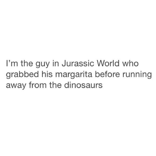 9GAG's tweet image. Yup that&apos;s me #JurassicWorld