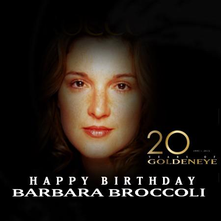 Happy birthday Barbara Broccoli  
