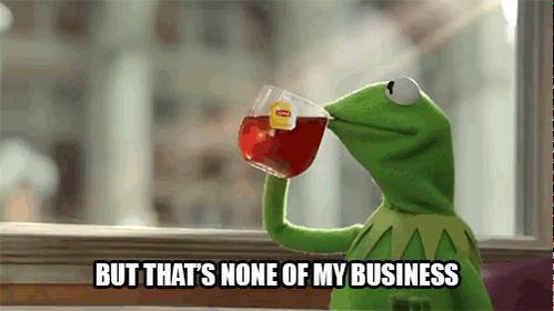 Someone's getting dragged on mah TL.. 
but - you know.
🐸☕️