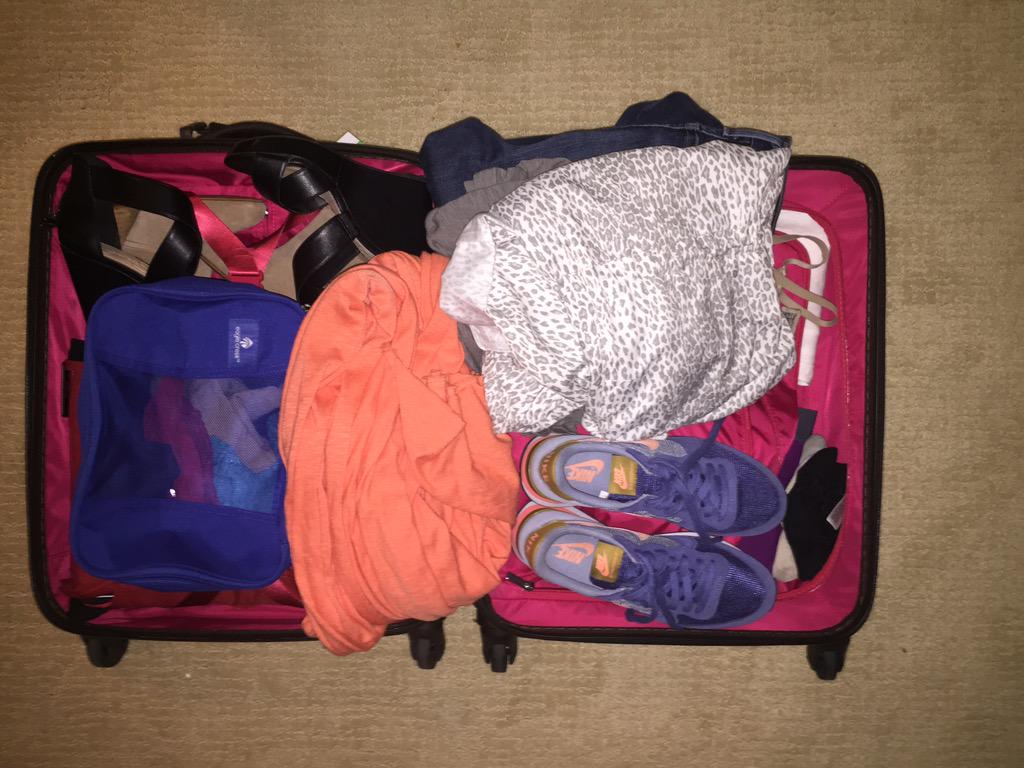 BethAnimalPrint's tweet image. Late-night packing &amp;amp; decision fatigue is strong. Packing light is not for the weary. #3pairsofshoes #nopants