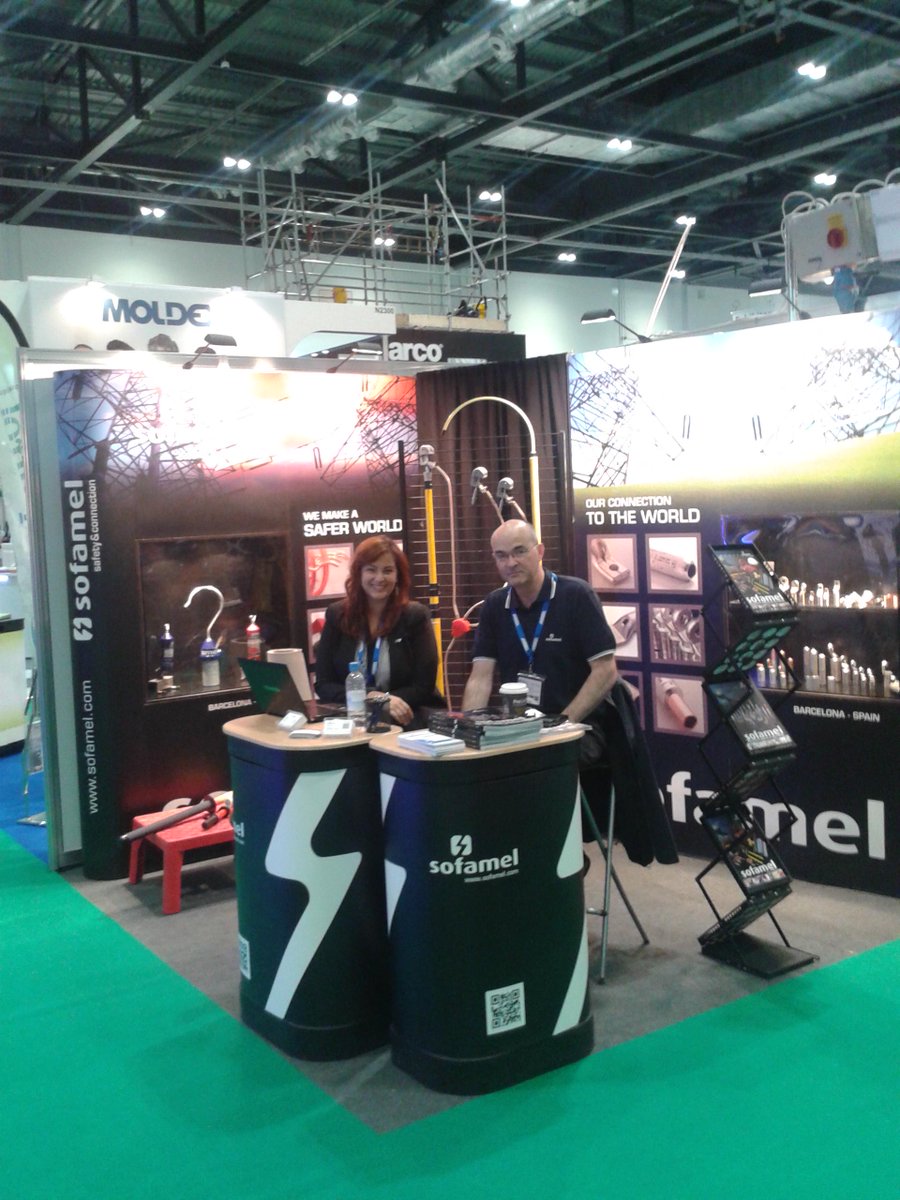sofamel_uk's tweet image. Liam and Gemma are ready to rumble on stand P2285. Talk to them about your electrical safety needs. All are welcome.