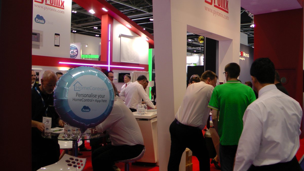 Pyronix's tweet image. Day 3 on stand E1550 @IFSEC! Come see the new #HomeControl+ #PyronixCloud, flush &amp;amp; surface mount keypads &amp;amp; UR2-WE