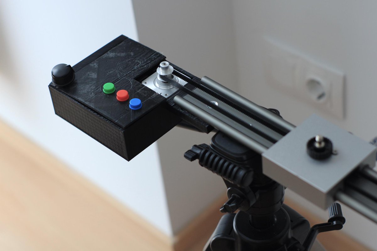 fabiansounds's tweet photo. Terminada V1. #Dolly #Slider #printed3D #motorizada . Usando #Arduino #Igus  y controlada vía #bluetooth, #app . http://t.co/HKnOxMIb4y