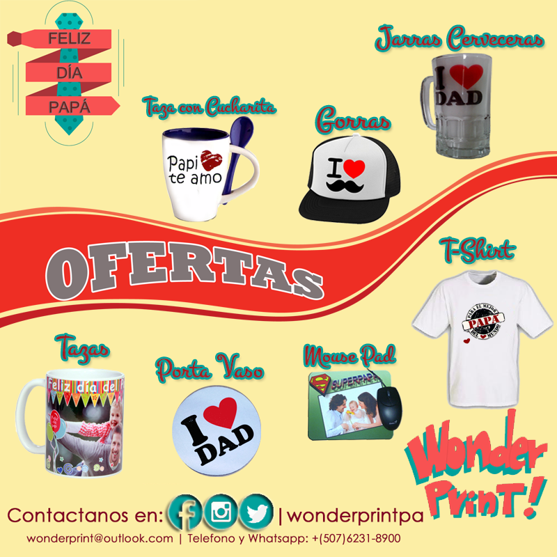 WonderPrintPa's tweet photo. DIA DEL PADRE @serviciospty @ventasPTY @PanamaPuntoCom @PublicatePTY #Panama #DiaDelPadre @vendelopty @Vendelo507 http://t.co/NT1L80nNih