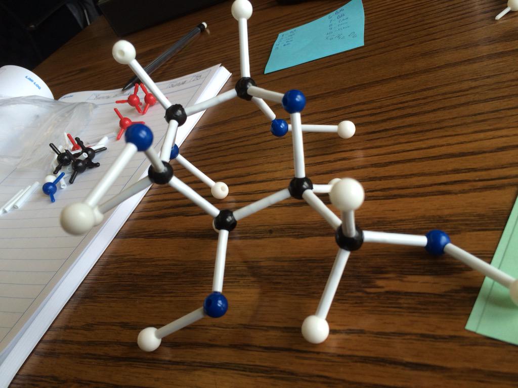 kca28's tweet photo. Guess what molecule? Reviewing chemistry at #nataa15 thanks to the support from @DuPont_News http://t.co/ilvJUtx1p9