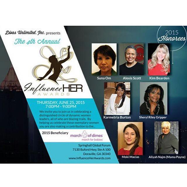 InfluenceHER1's tweet photo. 1 week away! Pls make sure you come checkout the 4th Annual @influenceher1 on Thursday, June 25th!  Amazing #honorees http://t.co/P8pxYlTjO5