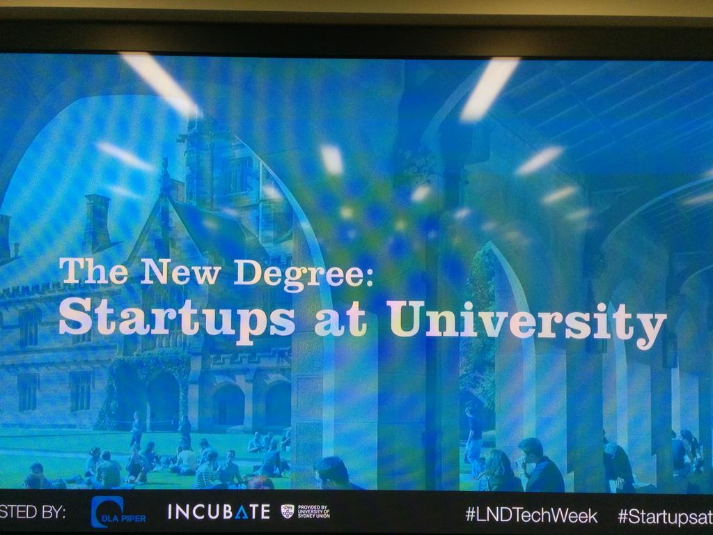 cdh1001's tweet image. Just about to speak at #StartupsatUniversity event at DLA Piper for #LNDTechWeek