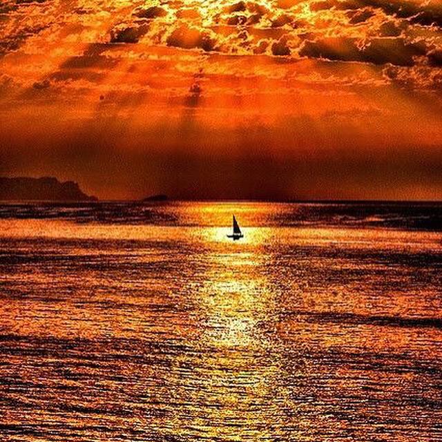 MOEVA_London's tweet image. Gold sunset! #moeva #moevalondon #sunset #gold #sea #view