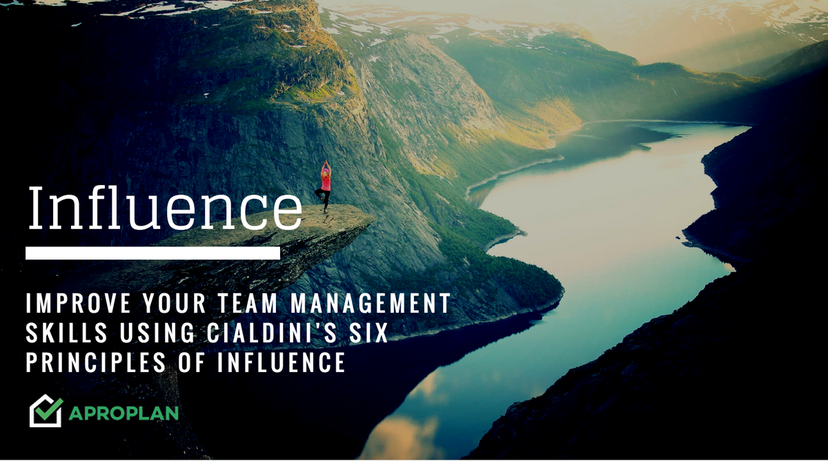 APROPLAN's tweet image. The 6 principles of Influence for your team management bit.ly/1Sr0REh #projectmanagement