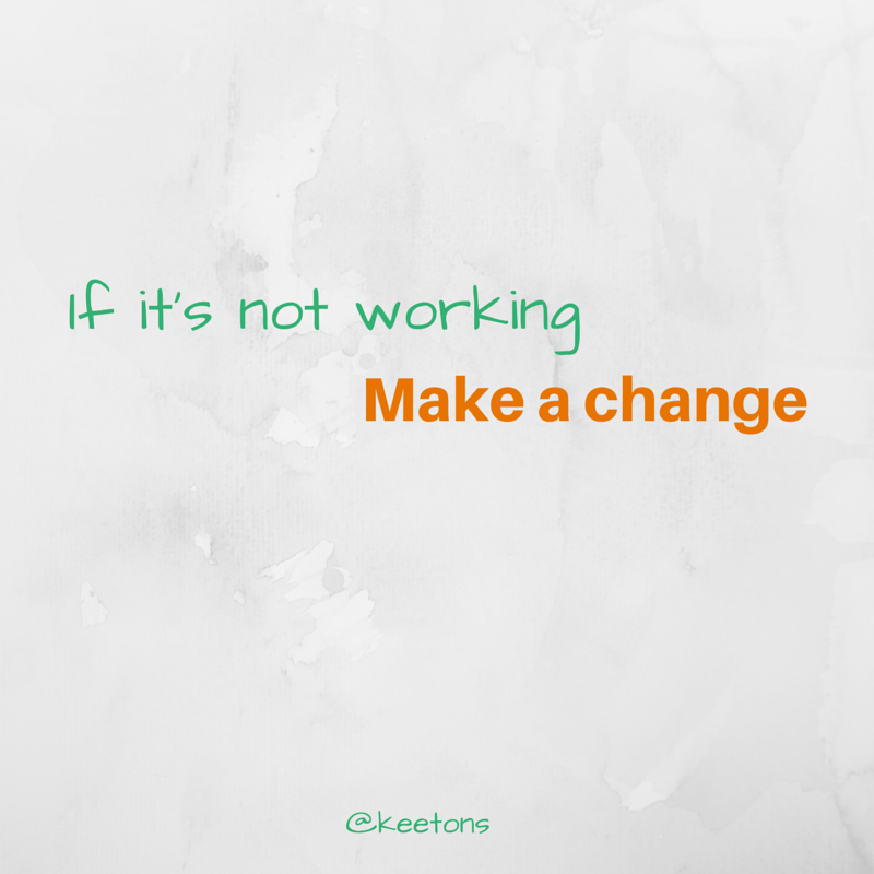 Keep your #goals in tact &amp; your plan flexible. You don't have to change the goal iteself, just the course of action.