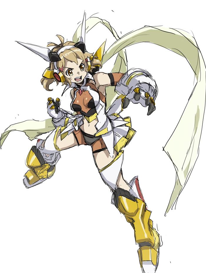 立花響 「久しぶりのラクガキ。シンフォギアGXの響でっす。 」|ちゅがのイラスト
