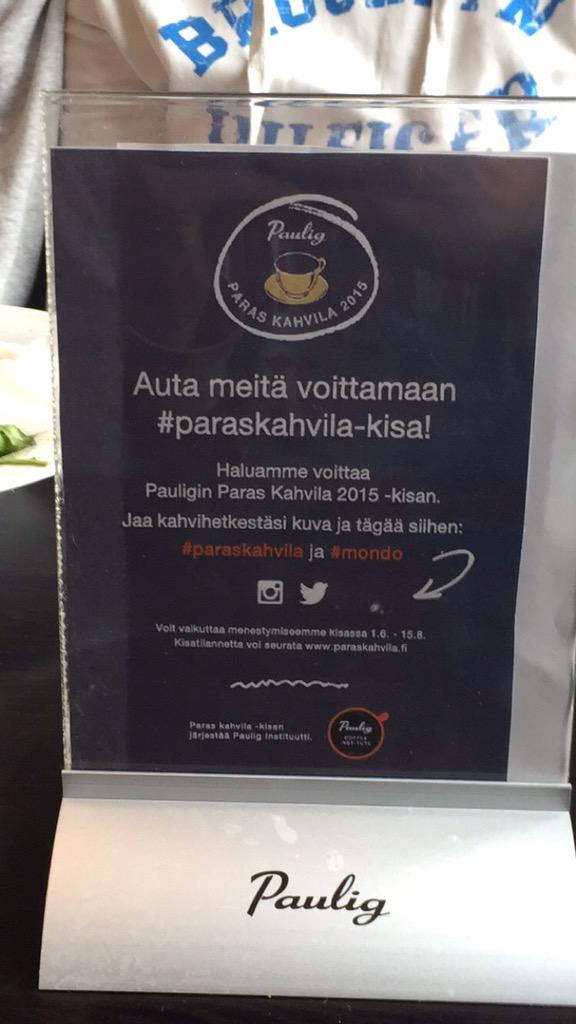 #paraskahvila #mondo