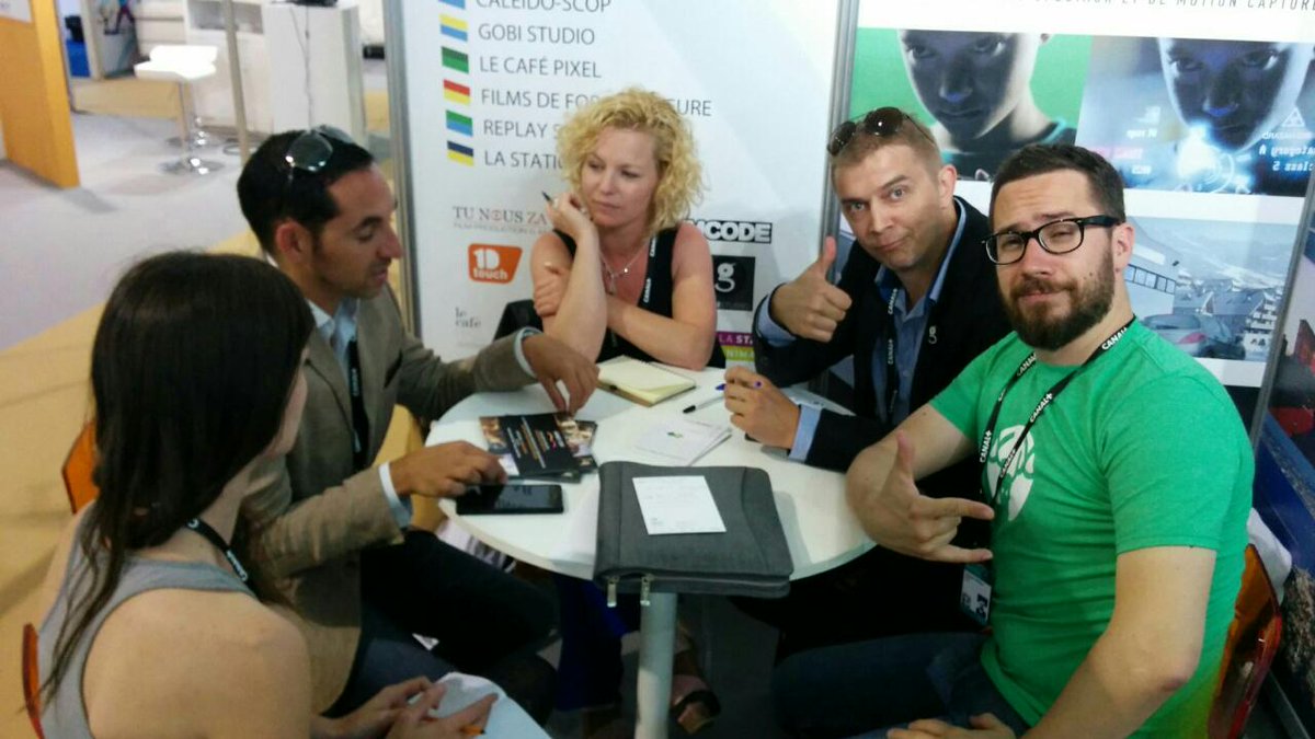 gobistudio's tweet photo. RDV avec nos amis de @faunstv sur le stand du @priminews au @annecyfestival ! http://t.co/S4Kjrkj25p