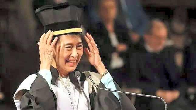 I can\t wait to say \" Happy Birthday \" to our leader, mother Aung San Suu Kyi. It\s her 70th birthday tomorrow. 