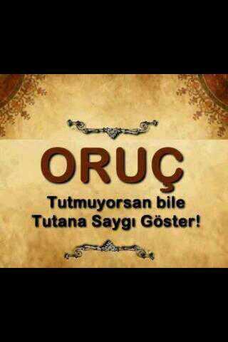 birlikteokuyalm's tweet photo. Oruç tutmasan bile
tutana saygı göster.

PAYLAŞalım http://t.co/S4poW9TYJZ