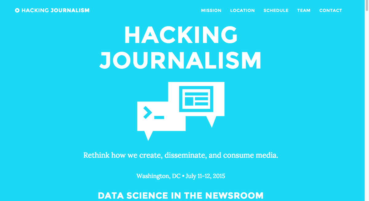 MattCData's tweet photo. Too cool: Let's hacking journalism: Data for newsies, 11-12 at WaPo http://t.co/N4rvK5LAu1 #hackathon #ire15 http://t.co/IkSd7E7ZOU