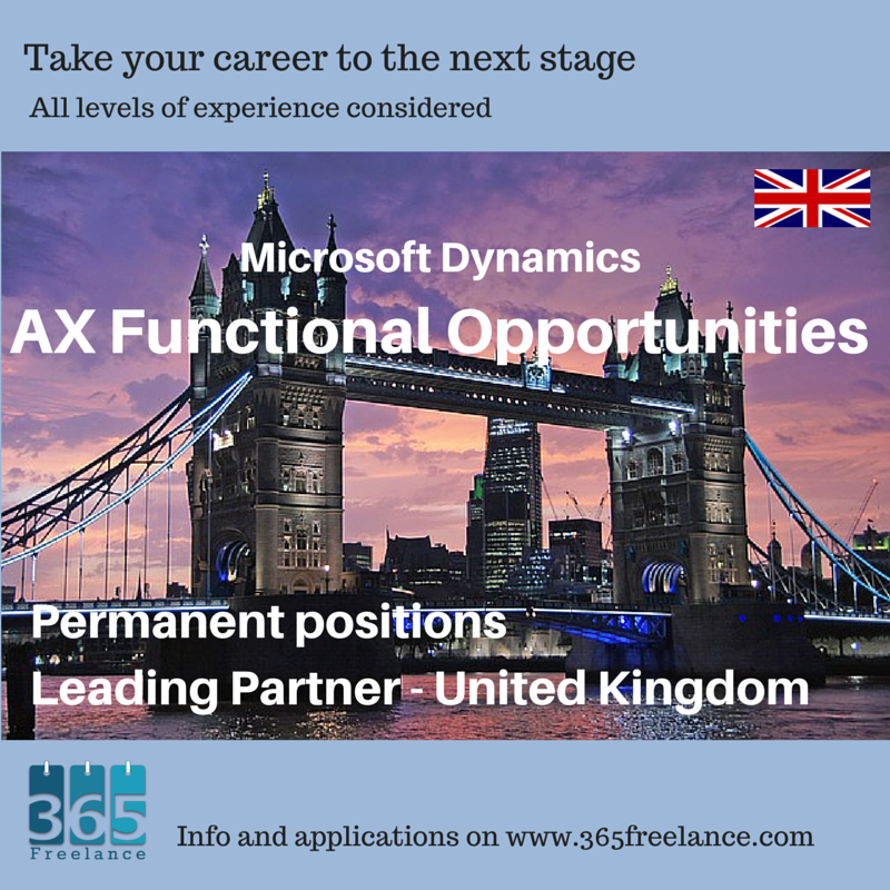 365TalentPortal's tweet photo. New #msdynAX Permanent opportunities on http://t.co/fFRbnnDsY6! Work for a leading UK partner. http://t.co/eBJDdiYFgH