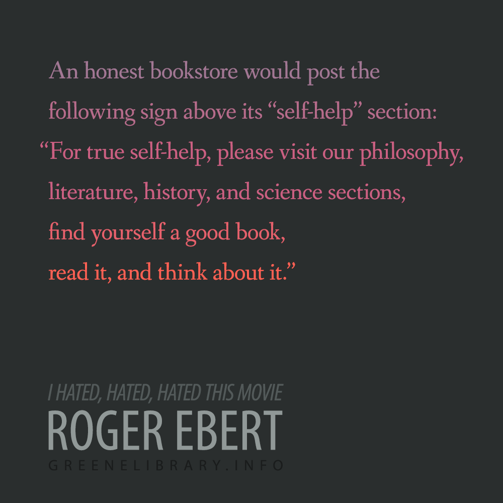 Happy birthday to author and critic Roger Ebert. 