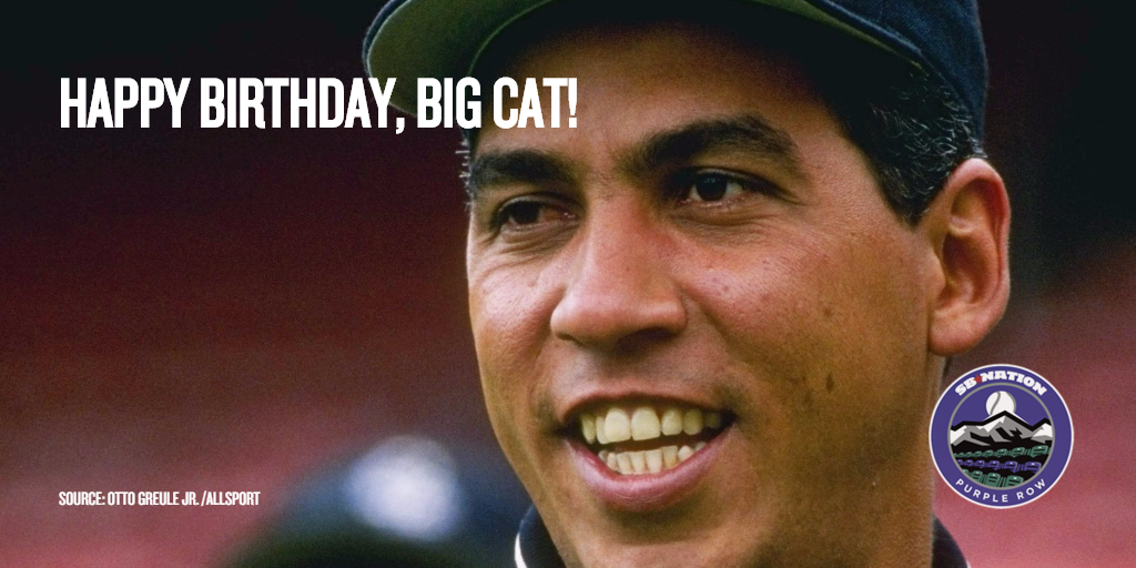 Happy 54th birthday to former 1B Andres Galarraga!   