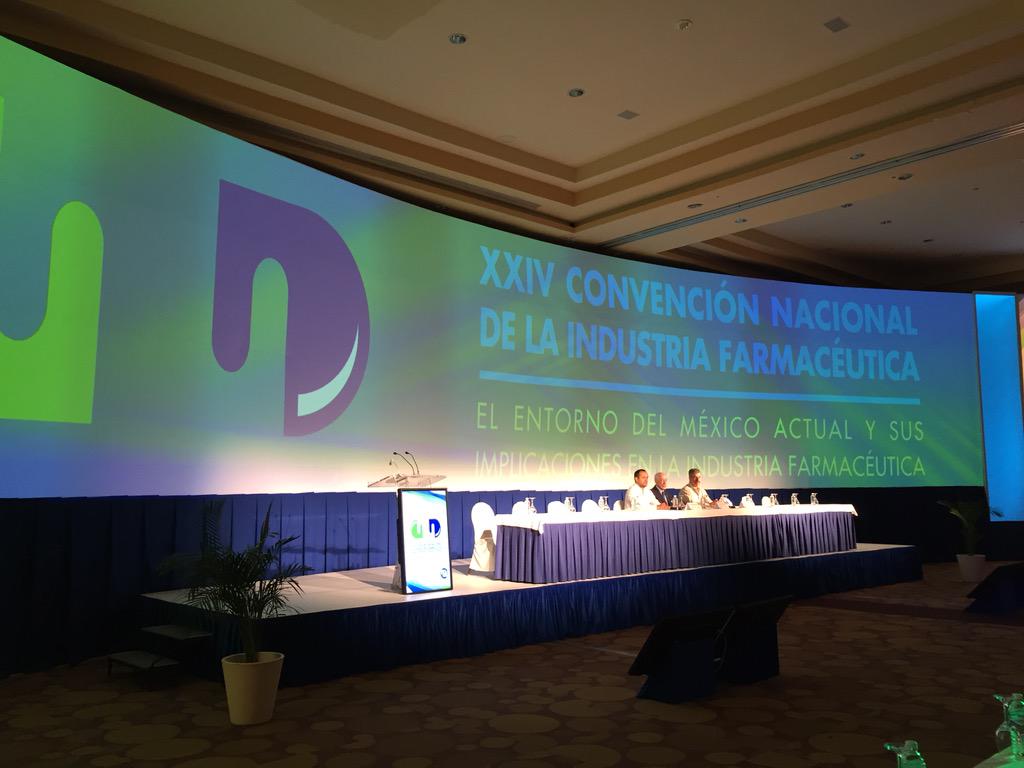 ¡Buenos días! Inician las actividades de la XXIV Convención Anual de la Industria Farmacéutica.