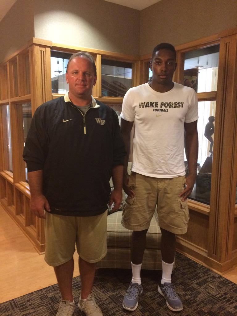 MJ__Allison's tweet photo. Great visit at Wake Forest yesterday http://t.co/kLEXOzLEf6