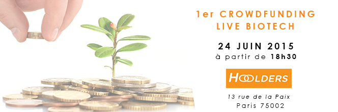 Hoolders's tweet photo. @ContestStartup  @LeFigaro_Sante ton invit au 1er #crowdfunding #Live #Biotech le 24/06  http://t.co/tu1ZfvChmN http://t.co/Uk7uWEWkcd