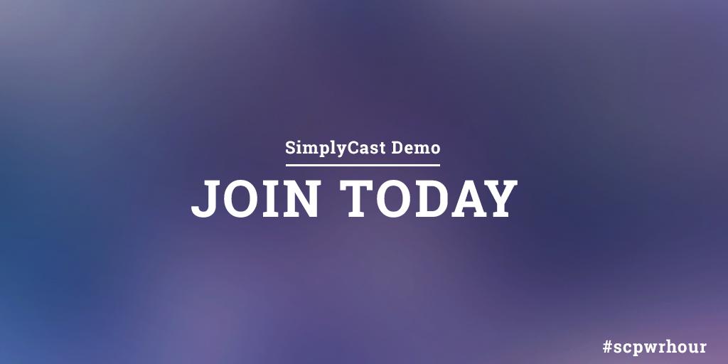 simplycasthelp's tweet photo. It's a perfect day for a demo with @jenj_sc Sign up http://t.co/81UsWFQcDf #scpwrhour http://t.co/5jLwMBoMve