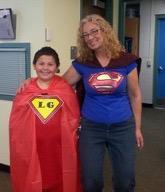 One of our "Super" Principals with one of our "IncrEdible" Kids!!