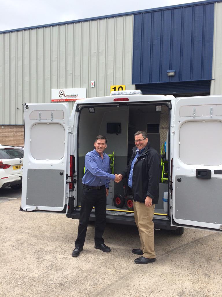 AMINDUSTRIALUK's tweet photo. New CCTV van commissioned today http://t.co/PTxReDCg1G