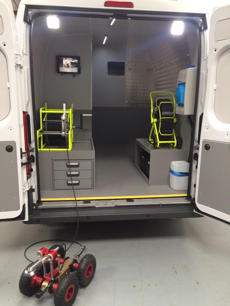 AMINDUSTRIALUK's tweet photo. CCTV Van #Drains #Sewer #CCTV #Surveys http://t.co/cmsSKd1XJd