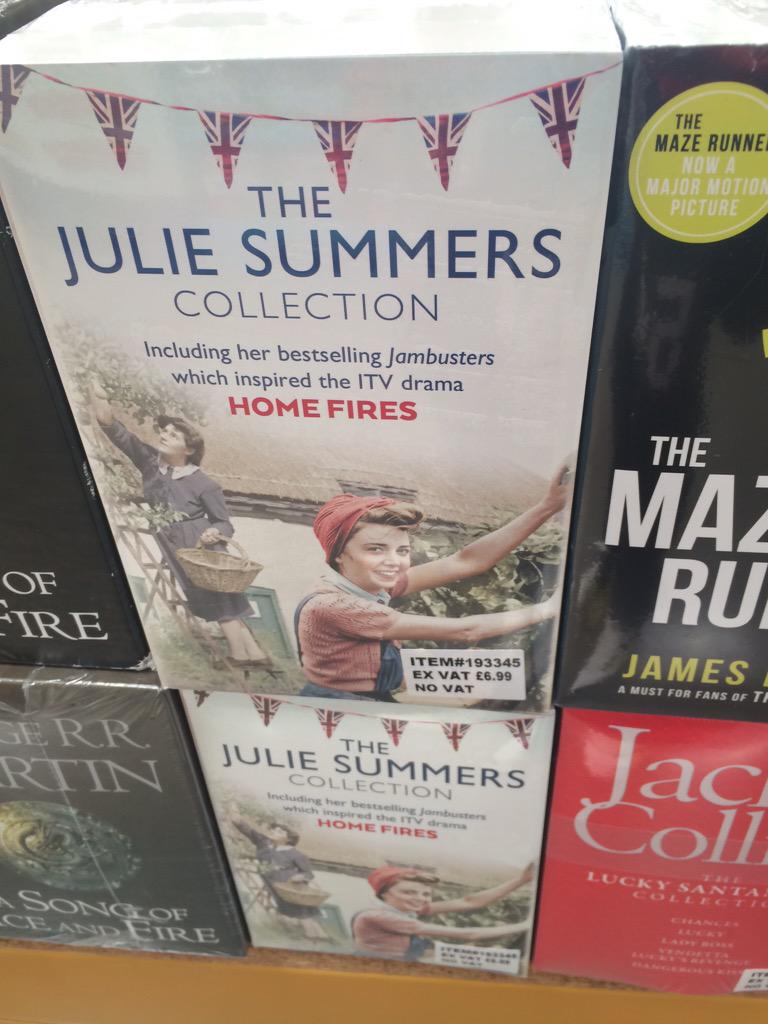 @juliesummersUK saw these for sale today and thought of you!Hope all is well #HomeFires #ITV #JulieSummers