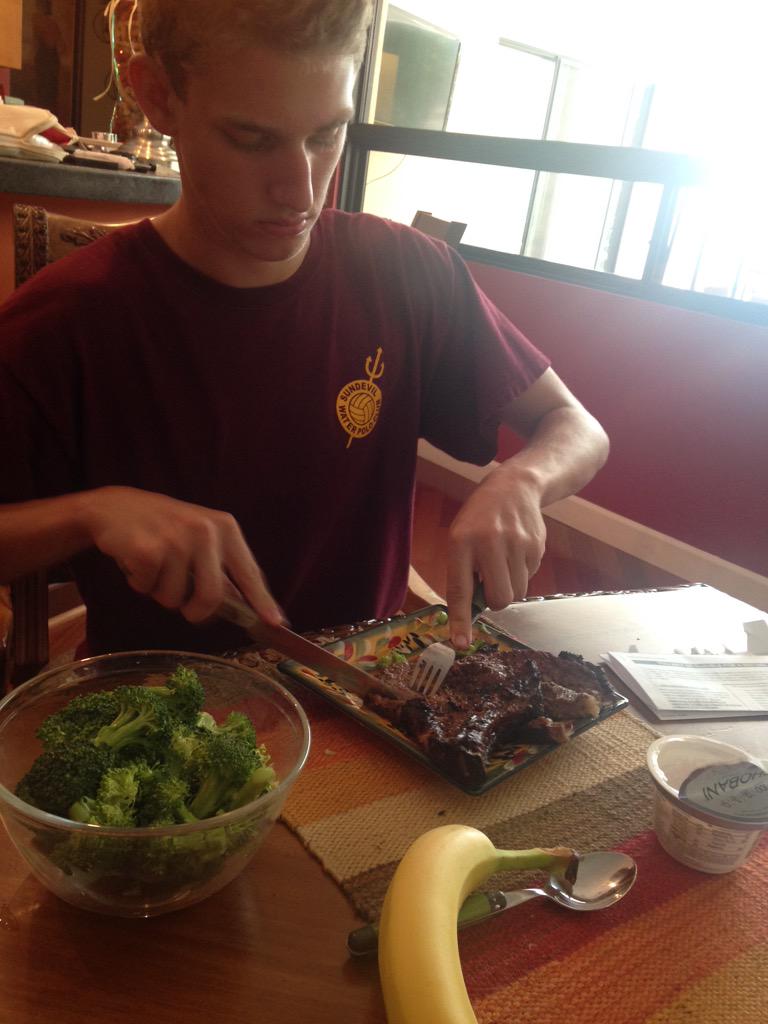 Enough food Zach? <a href="/NCphoenixFAST/">FAST NC Phoenix</a>