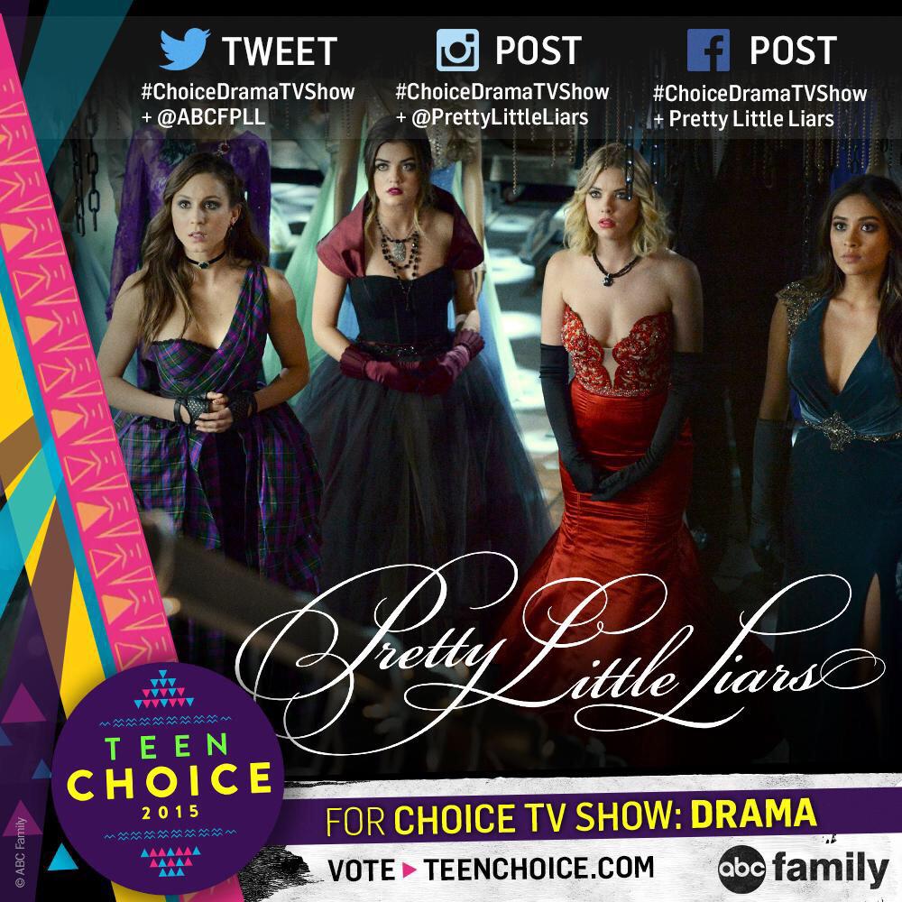 izzyisfancy's tweet image. #TCA I vote pretty little liars for best drama TV show #PrettyLittleLiars