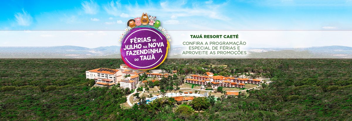 Em julho, aproveite as férias e venha conhecer a nova fazendinha do Tauá Resort Caeté: goo.gl/kqxmjQ
