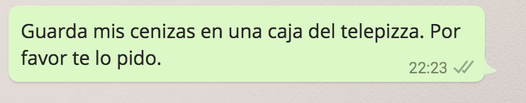 laJuani_Crazy's tweet photo. Mi última voluntad. http://t.co/sbMDku7Ucc