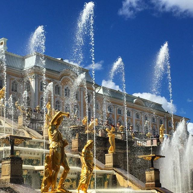 HowardLask's tweet image. Amazing cascade fountain at Summer Palace, Peterhof