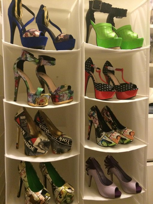 My presents from My favorite person! #highheels #shoes http://t.co/aksg1GNrLH<a href="/tag/highheels"class="tags">#highheels</a><a href="/tag/shoes"class="tags"><span>#shoes</span></a>
