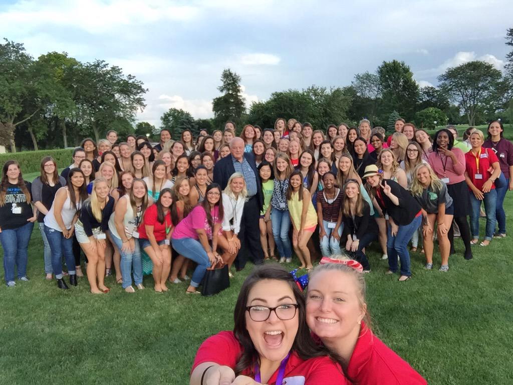 CarolineCDavid's tweet photo. Had such a wonderful time at #YWLS2015 Thank you @charliekirk11, @crystal_clanton , and @TurningPointUSA ๐บ๐ธ http://t.co/aq5S1owlPL