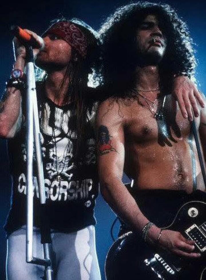 historyofsound's tweet photo. Axl Rose &amp; Slash. http://t.co/OffE5d5j4n