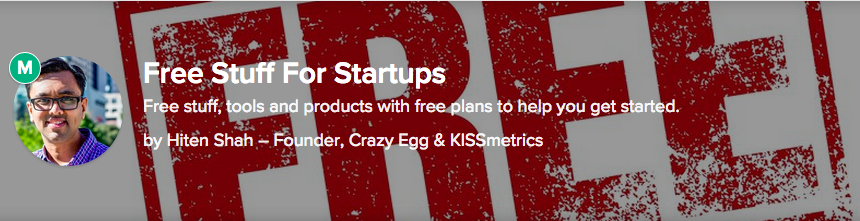 hnshah's tweet image. Looking for free stuff to help your #startup grow? Check out my @producthunt collection: qs.tc/1C9arSM