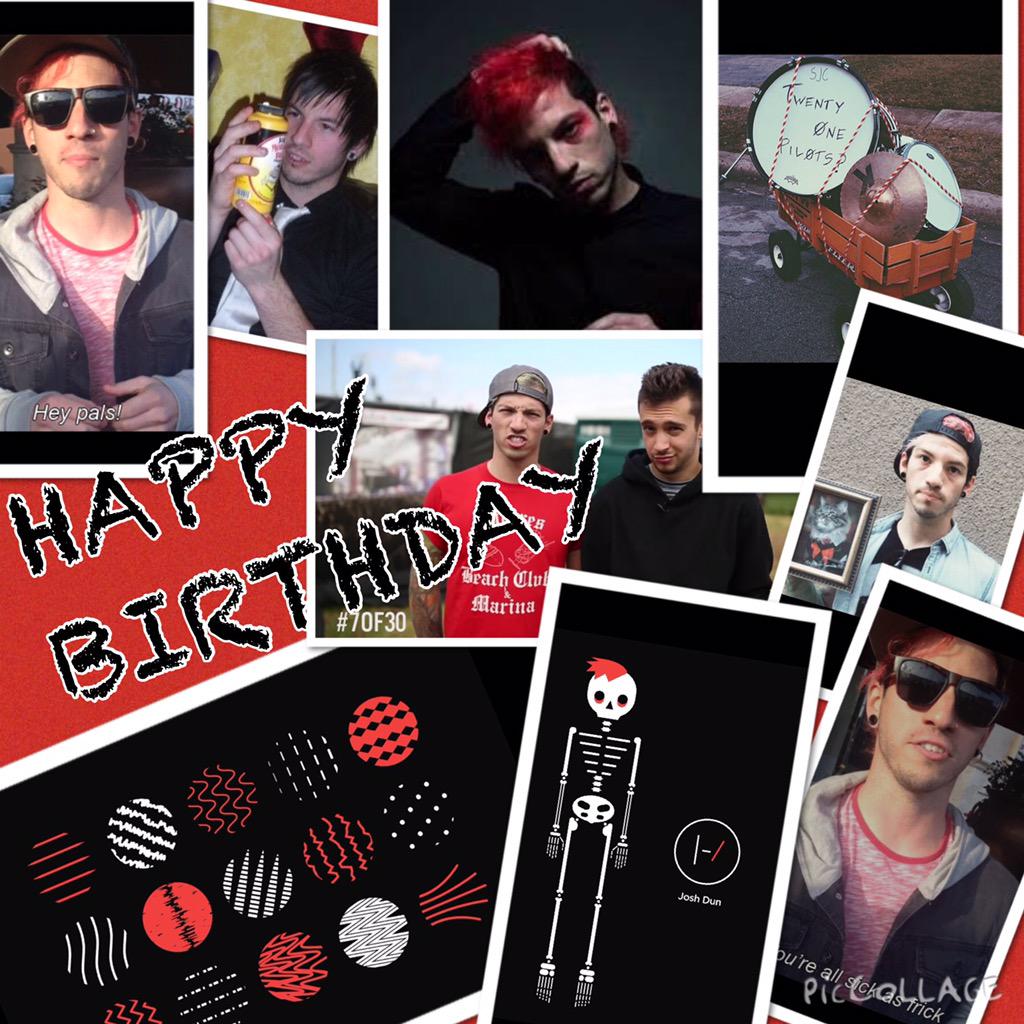 So here\s to the absolute best drummer in the world. Happy 27th Birthday Josh Dun!      
