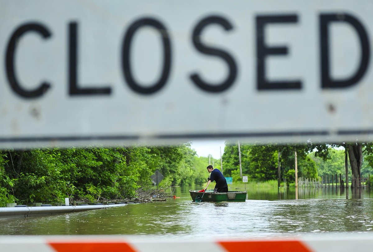 Day 2 wet shoes. Flood waters in Prospect receding after heavy rain thru the week. #startoday marionstar.com