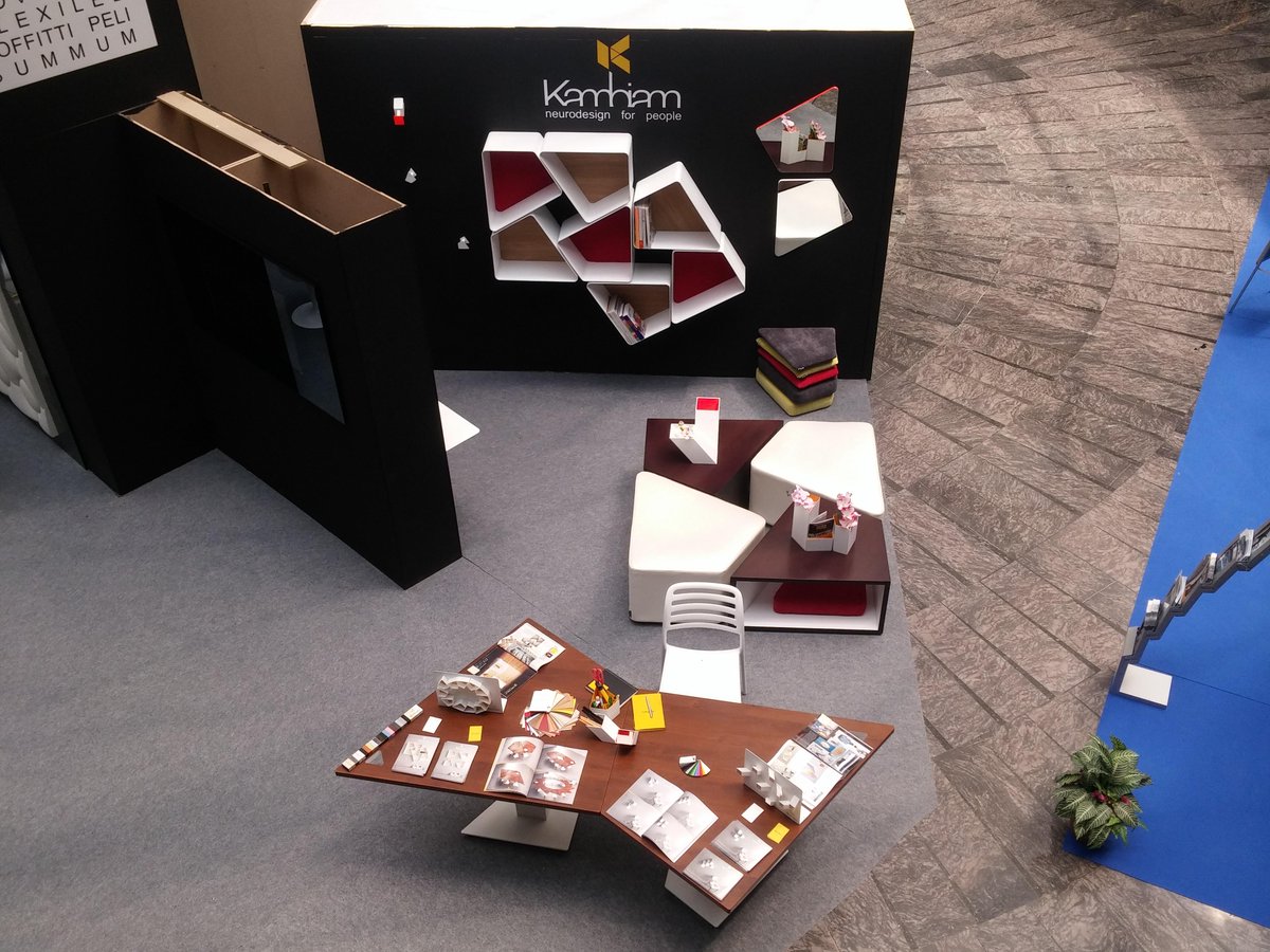 KambiamStudio's tweet photo. Segundo día en @TrendingHotel. El #neuromobiliario de KAMBIAM presenta un nuevo concepto para la decoracion hotelera http://t.co/zeTJerw17R