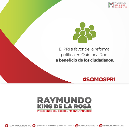 VamosConRay's tweet photo. En el PRI estamos a favor de las reformas que benefician a México. http://t.co/cxTXJnO8Yb