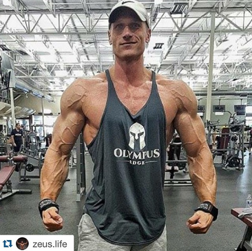 OlympusEdge's tweet photo. @zeus.life looking awesome in our Olympus Edge men's tank top and loving his Hadés PreWorkout! -- #OlympusEdge http://t.co/aQVsvED17a