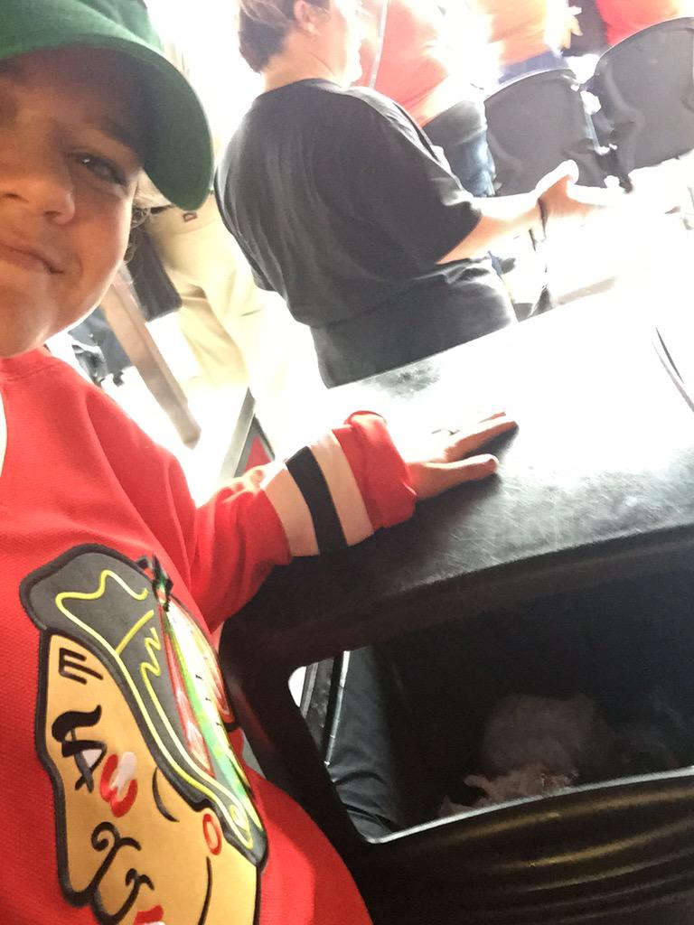 NotBickell's tweet image. Didn't get to meet any Hawks at the rally, but I ran into Stamkos!!!