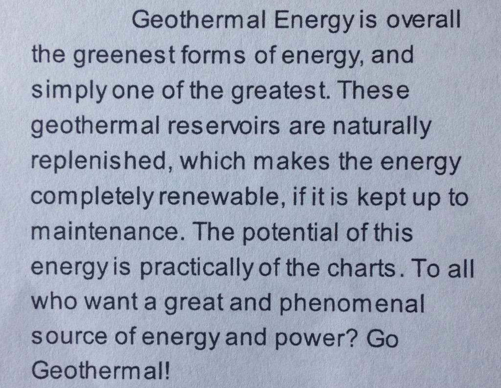 geogyenergy's tweet photo. A part of the weekly newsletter. Go geothermal!!! #pblny http://t.co/9WcOksHekw