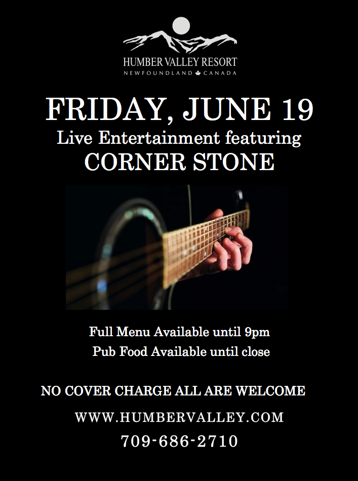 Join us tomorrow night for Live Entertainment beginning at 9:30pm with Corner Stone. No Cover and all are welcome!